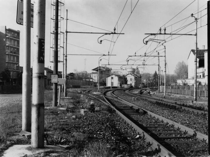 Fondo Roberto Bosio Castellanza Stazione Ferroviaria Nord vista da Corso Matteotti 1996