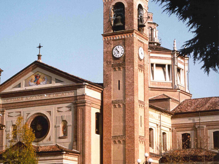Fondo Afi - Cislago - Chiesa parrocchiale dell'Assunta (Sec. XIV) - Foto Roberto Bosio - 1991