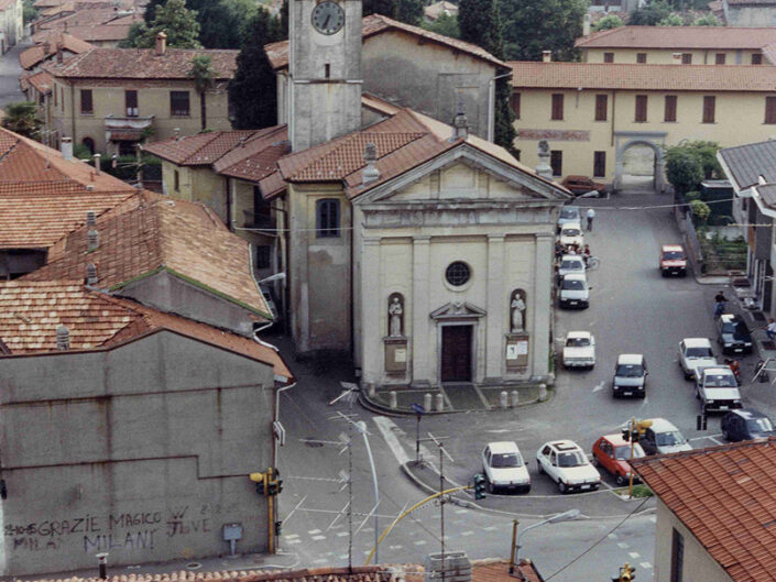 Fondo Afi - Somma Lombardo - Chiesa di San Bernardino ( 1523 circa) - Foto Claudio Argentiero - 1989