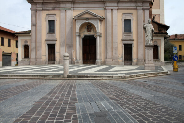 Fondo AFI - Alto Milanese - Castano Primo - Piazza Mazzini - Chiesa di San Zenone - 2016 - Foto Roberto Bosio