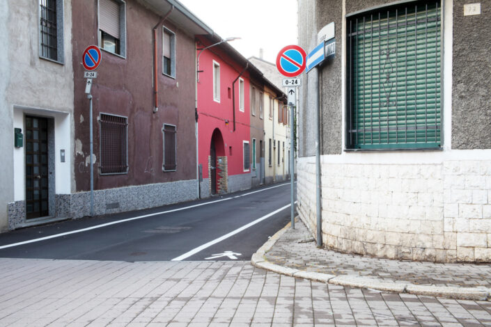 Fondo AFI - Alto Milanese - San Giorgio su Legnano - Via Cavour da via Roma - 2019 - Foto Roberto Bosio