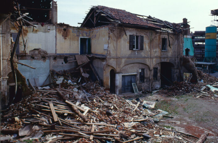 Fondo Emilio Tovaglieri - Olgiate Olona - Buon Gesù -Demolizione Cascina Guzzi - Anni Novanta