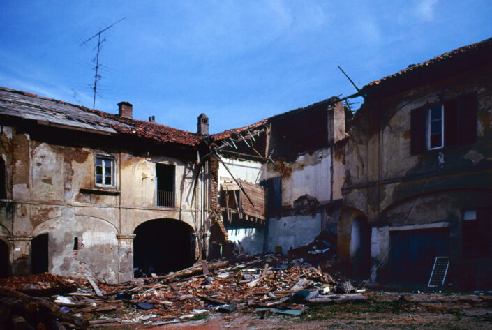 Fondo Emilio Tovaglieri - Olgiate Olona - Buon Gesù -Demolizione Cascina Guzzi - Anni Novanta