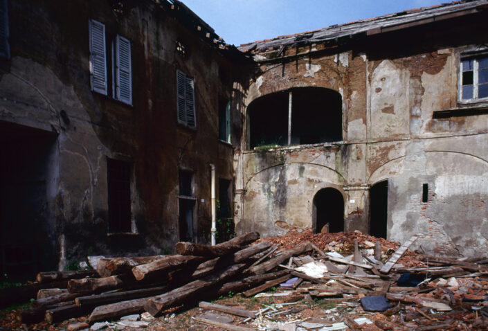 Fondo Emilio Tovaglieri - Olgiate Olona - Buon Gesù -Demolizione Cascina Guzzi - Anni Novanta