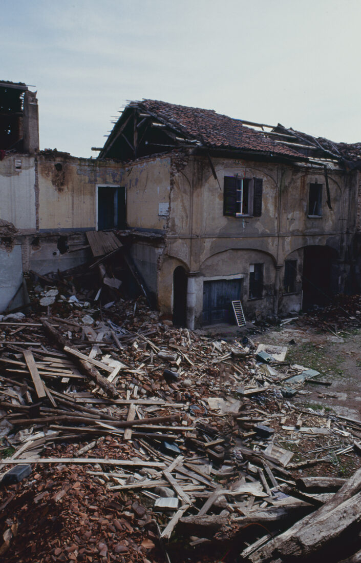 Fondo Emilio Tovaglieri - Olgiate Olona - Buon Gesù -Demolizione Cascina Guzzi - Anni Novanta