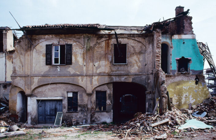 Fondo Emilio Tovaglieri - Olgiate Olona - Buon Gesù -Demolizione Cascina Guzzi - Anni Novanta