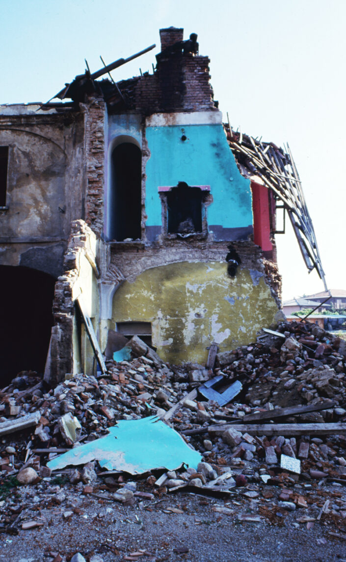 Fondo Emilio Tovaglieri - Olgiate Olona - Buon Gesù -Demolizione Cascina Guzzi - Anni Novanta